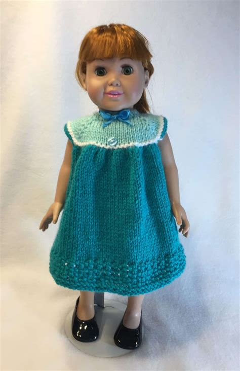 Comfy Anywhere Dress And Tote For 18 Inch Dolls — Frugal Knitting Haus