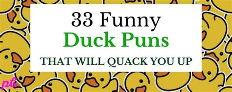 33 Funny Duck Puns That Will Quack You Up 2023 Bestpuns