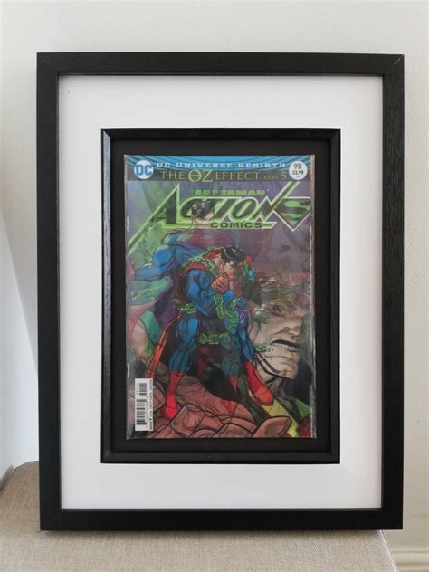 Action Comics 991 Lenticular Framed Comic Book Legend Of Geek Comic