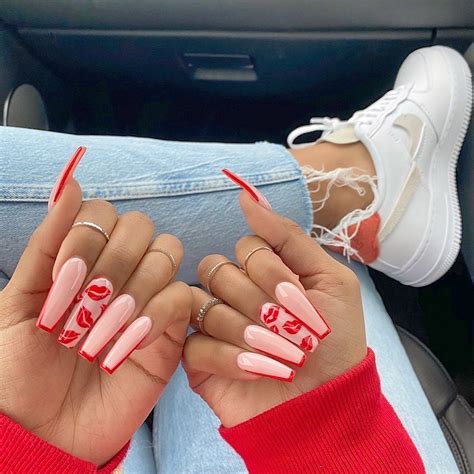 beautynailsclip on instagram “early valentines ️💋drop q comment👇tag friends👭 follow us 👉👉
