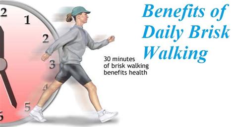 We've already mentioned the fact that a brisk daily walk can help in losing weight. Benefits and Advantages of Daily Brisk Walking