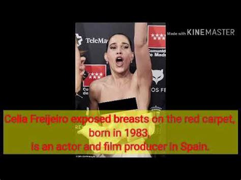 Celia Freijeiro Exposed Breasts On The Red Carpet Born In Is An Actor And Film Producer