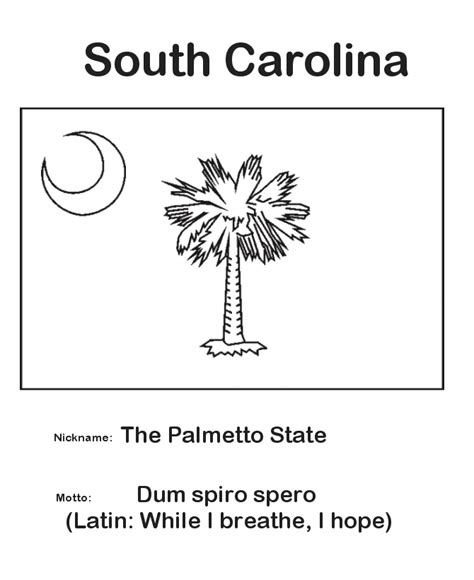 South Carolina Coloring Pages