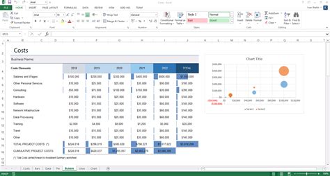 Sample Business Plan Template Excel ~ Excel Templates
