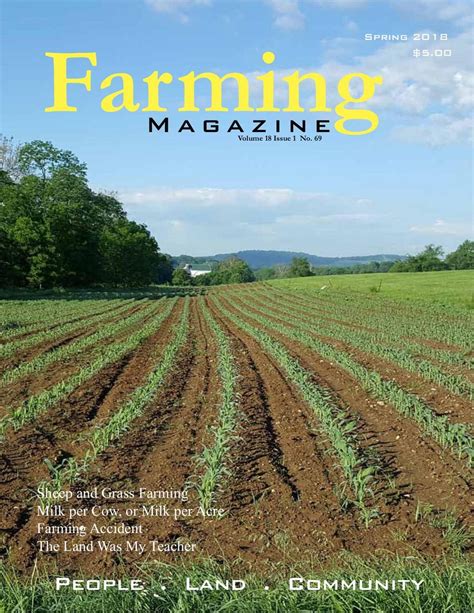 Farming Magazine Spring 2018 Magazine Get Your Digital Subscription