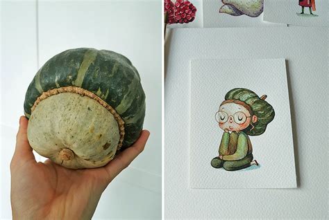 Artist Brings Fruits To Life By Painting Them As Watercolor Characters