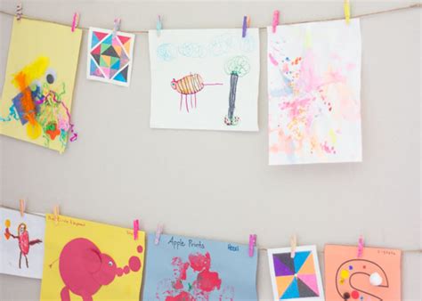 5 Fun Ways To Display Your Kids Art At Home Honeykids Asia