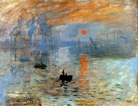 Historia Del Arte Impresión Del Sol Naciente Monet