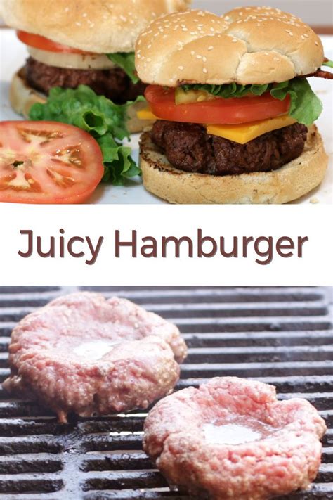 Juicy Hamburger Recipe In The Kitchen With Matt Recipe Juicy