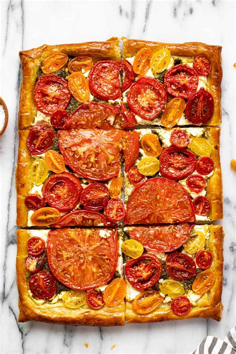 Easy Puff Pastry Tomato Tart Midwest Foodie