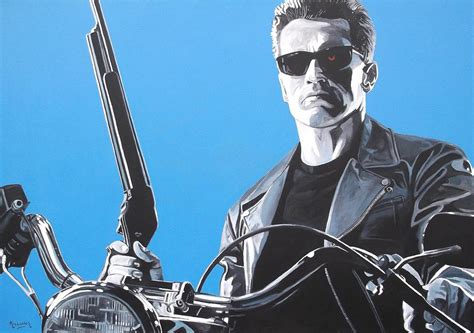 Terminator Ill Be Back Painting By Patrick Killian Fine Art America