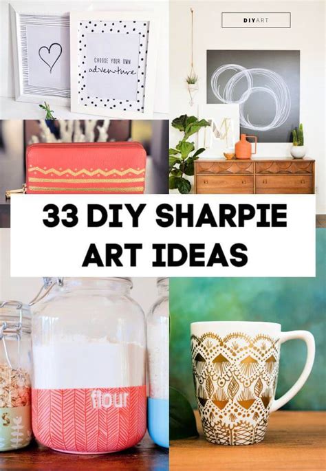 33 Creative Diy Sharpie Art Ideas ⋆ Diy Crafts