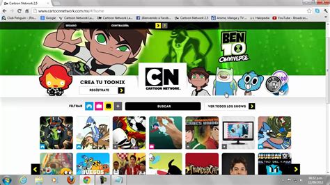 Nuevo Diseño De La Web De Cartoon Network La Youtube