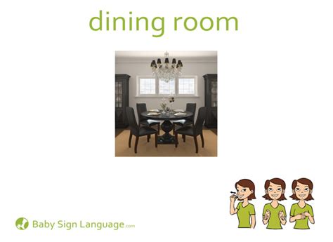 Dining Room Flash Card