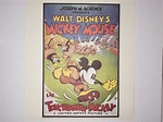 Walt Disney's Touchdown Mickey Movie Poster Authentic - Etsy