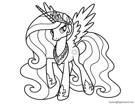 You can print, download, play online or view pictures them to color and offers them to your family and friends. My Little Pony Princess Celestia 02 Coloring Page ...