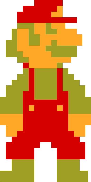 8 Bit Mario Clipart Large Size Png Image Pikpng