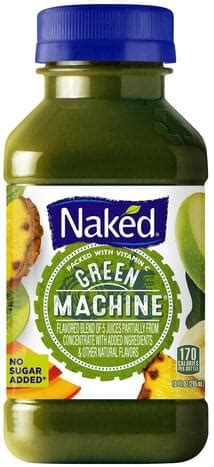 Naked Green Machine Juice Blend Oz Nutrition Information Innit