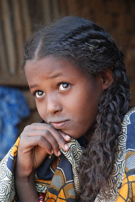 Tuareg Girl Gorom Gorom Burkina Faso