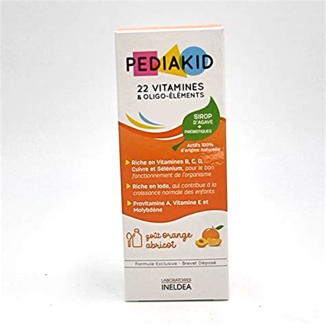 Pediakid 22 Vitamines Et Oligo élèments 125 Ml Pharmacie De La Paderne