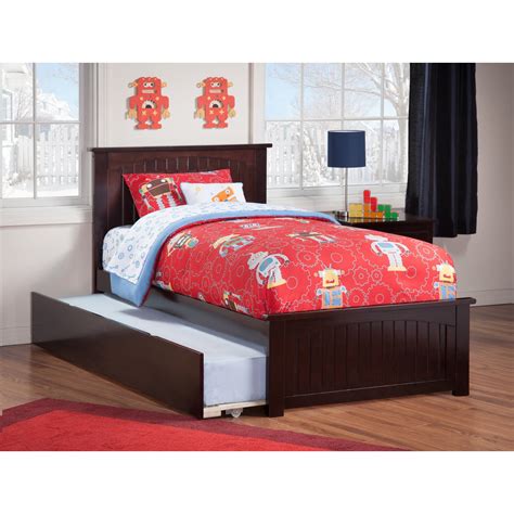 Atlantic Furniture Nantucket Twin Platform Bed With Matching Foot Board