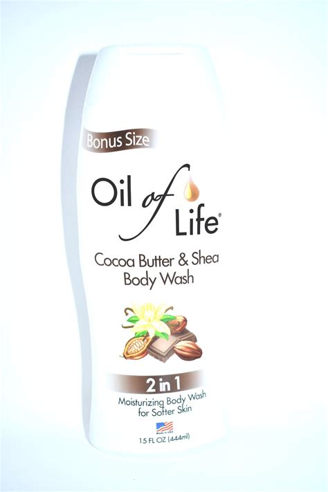 Oil Of Life Cocoa Butter And Shea Body Wash 2 In 1 15 Fl Oz Body Wash