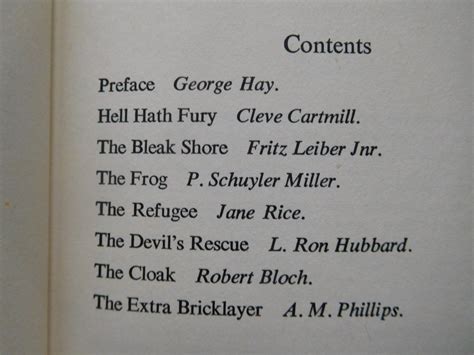Hell Hath Fury Fine First Edition By Hay George Editor L Ron Hubbard Robert Bloch P