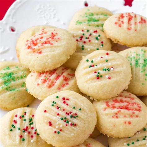 Sift in icing sugar and beat again until fluffy, scraping down sides of the bowl often. Whipped Shortbread Cookies with Unsalted Butter, Powdered ...