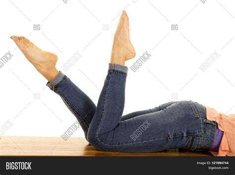 Woman Laying On Her Image Photo Free Trial Bigstock