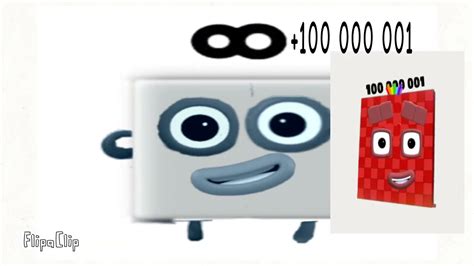 Numberblocks 100 000 000 To Infinity 1 000 000 000 000 000 000 000 000