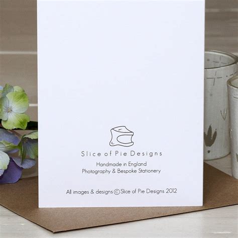 Personalised Welcome Greetings Card By Slice Of Pie Designs