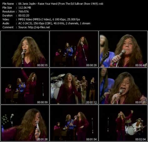 janis joplin raise your hand from the ed sullivan show 1969 download music video clip from