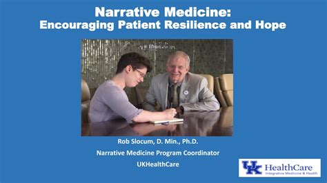 Ppt Narrative Medicine Encouraging Patient Resilience And Hope