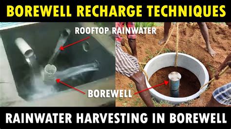 Rainwater Harvesting In Borewell Groundwater Recharge Techniques