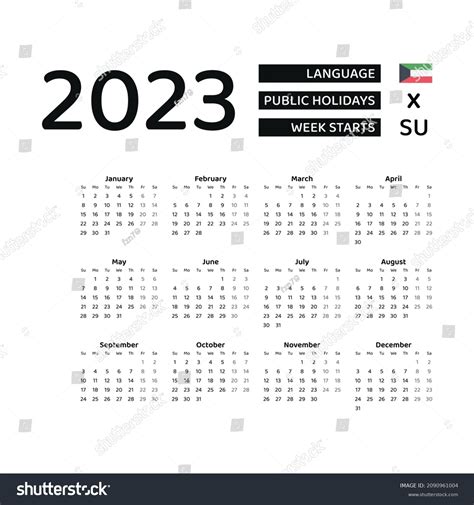 581 Calendar All 2023 Images Stock Photos And Vectors Shutterstock