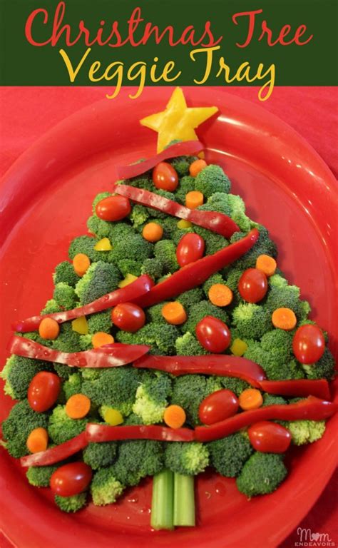 Your favourite christmas vegetable recipes. Christmas Tree Veggie Tray