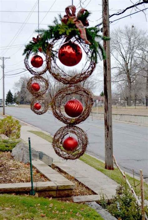 Cheap Outdoor Christmas Decoration Ideas The Cake Boutique