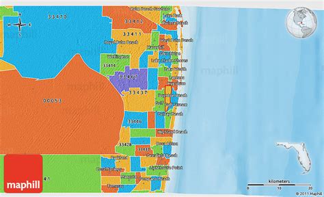 Palm Beach County Map By Zip Code Map Of West