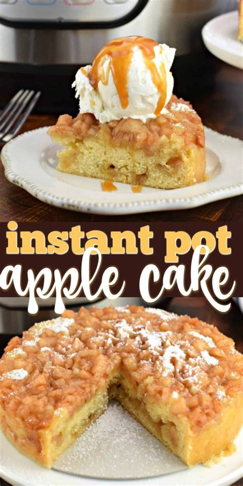 This simple recipe requires only a handful of ingredients and a few minutes of prep time. Easy Instant Pot Apple Cake loaded with fresh apples and ...