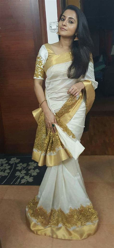 110 Best Images About Kerala Saree On Pinterest Traditional Traditional Sarees And Nazriya Nazim