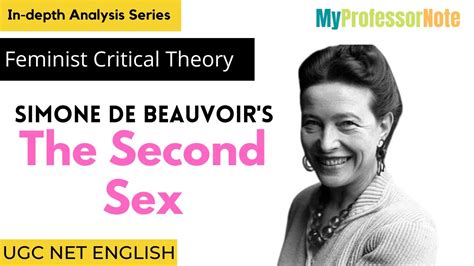 Simone De Beauvoirs The Second Sex Feminist Critical Theory Nta