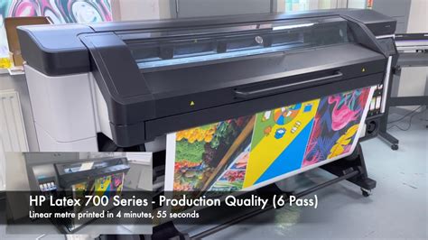 Hp Latex 365 Versus Hp Latex 700 Printer Print Comparison Youtube
