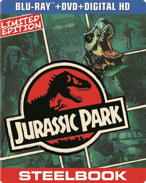 Best Buy Jurassic Park 2 Discs Includes Digital Copy Steelbook Blu Raydvd 1993
