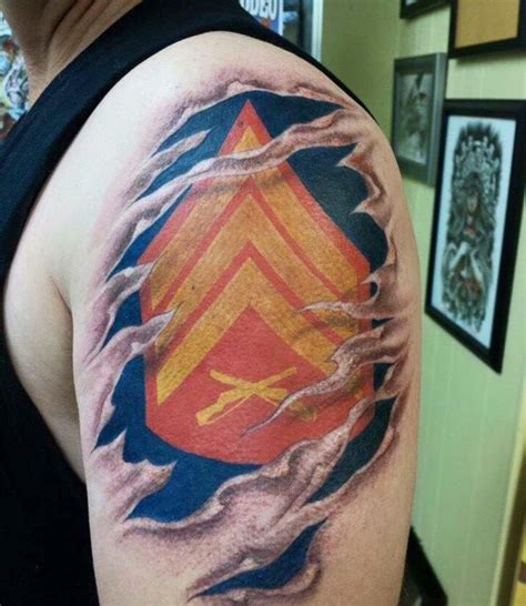 One Of The Best Tattoos I Ve Ever Seen Usmc Tattoo Usmc Tattoo