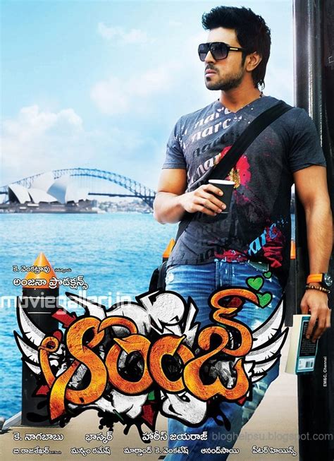 Orange Telugu Movie Posters Ram Charan Teja Orange Movie Posters