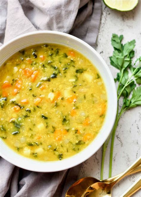 Loaded Vegan Curry Lentil Soup W Winter Vegetables Yangs Nourishing