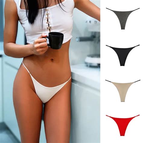 Womens Sexy Briefs Bikini G String Thong Panties Low Rise Underwears