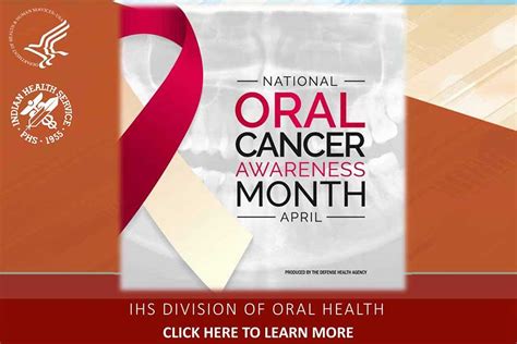 April Is Oral Cancer Awareness Month Sokaogon Chippewa Community