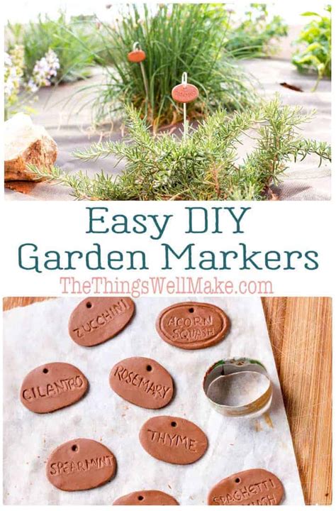 Easy Diy Garden Markers Oh The Things Well Make