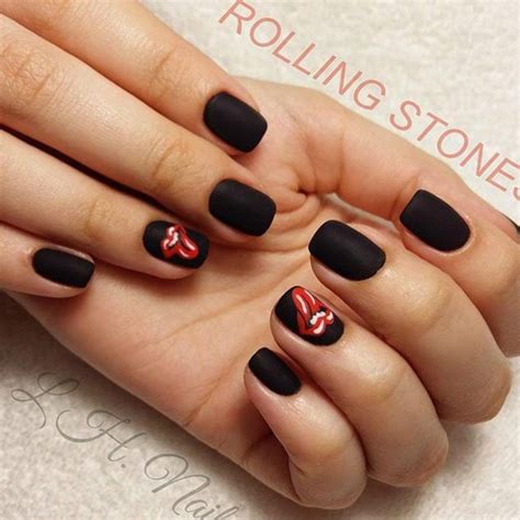 So Cute Short Acrylic Nails Ideas, You Will Love Them ... All you need to execute the perfect heart is a handy toothpick.